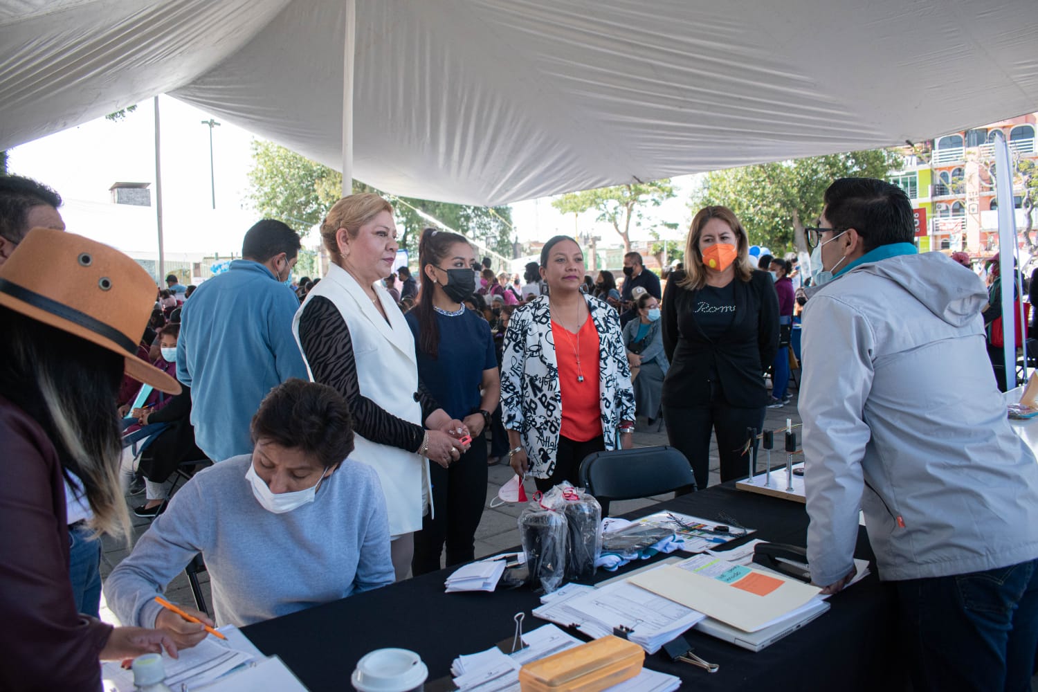 Inaugura Ayuntamiento de Zacatelco Feria del Empleo 2022